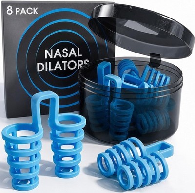 Nasal Dilators for Better Breathing & Sleep - Reusable Nose Openers, Anti-Snorin