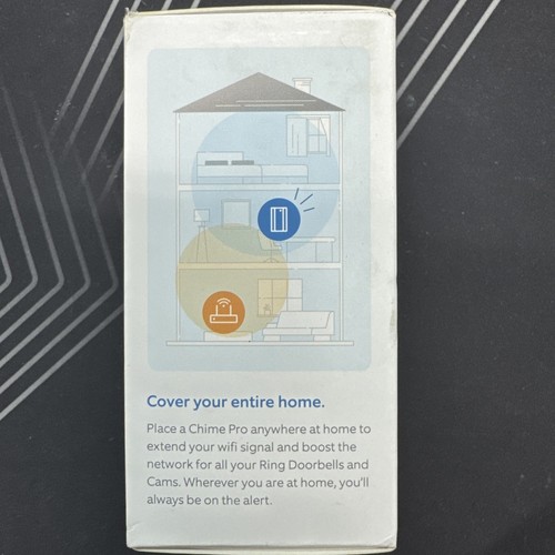 Ring Chime Pro Wi-Fi Extender for Smart Doorbell - White (8AC1PZ-0EN0) - Picture 3 of 4