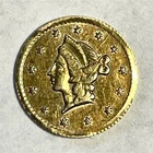 1852 California Fractional Gold — photo from another recent sale