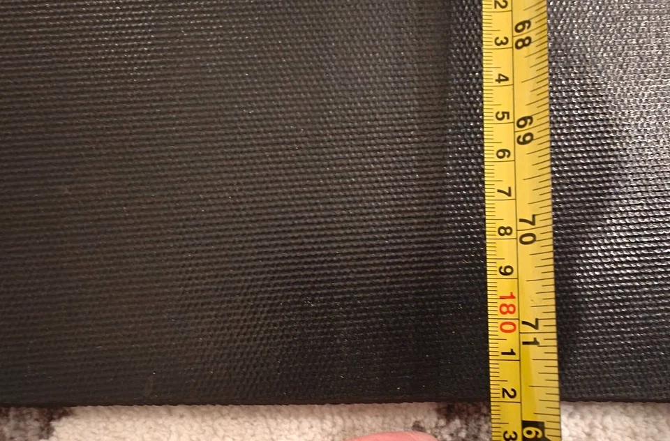 72 x 30" Inches Rubber Exercise Mat, Treadmill or Weight Equipment, Used - Image 3 of 4