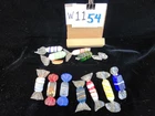 Set of Genuine MURANO Glass "Candy" Christmas Decor vintage - w1154