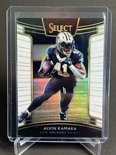 2018 Panini Select Concourse Alvin Kamara #42 White Prizm /75 SP 2nd Year Saints