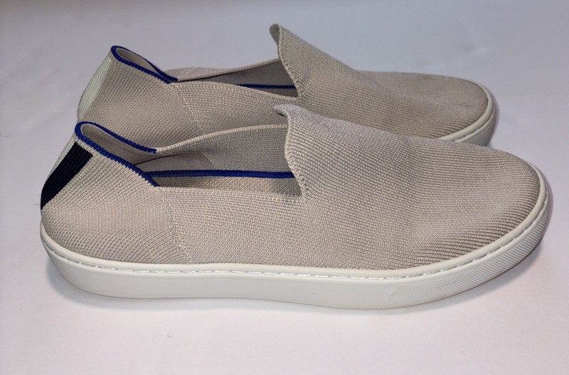 Rothy's The Original Slip On Sneaker Tan/Beige Women's Shoes Size 7.5