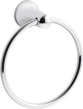 Kohler K-21955-CP Tempered 6-7/8" Wall Mounted Towel Ring - Chrome