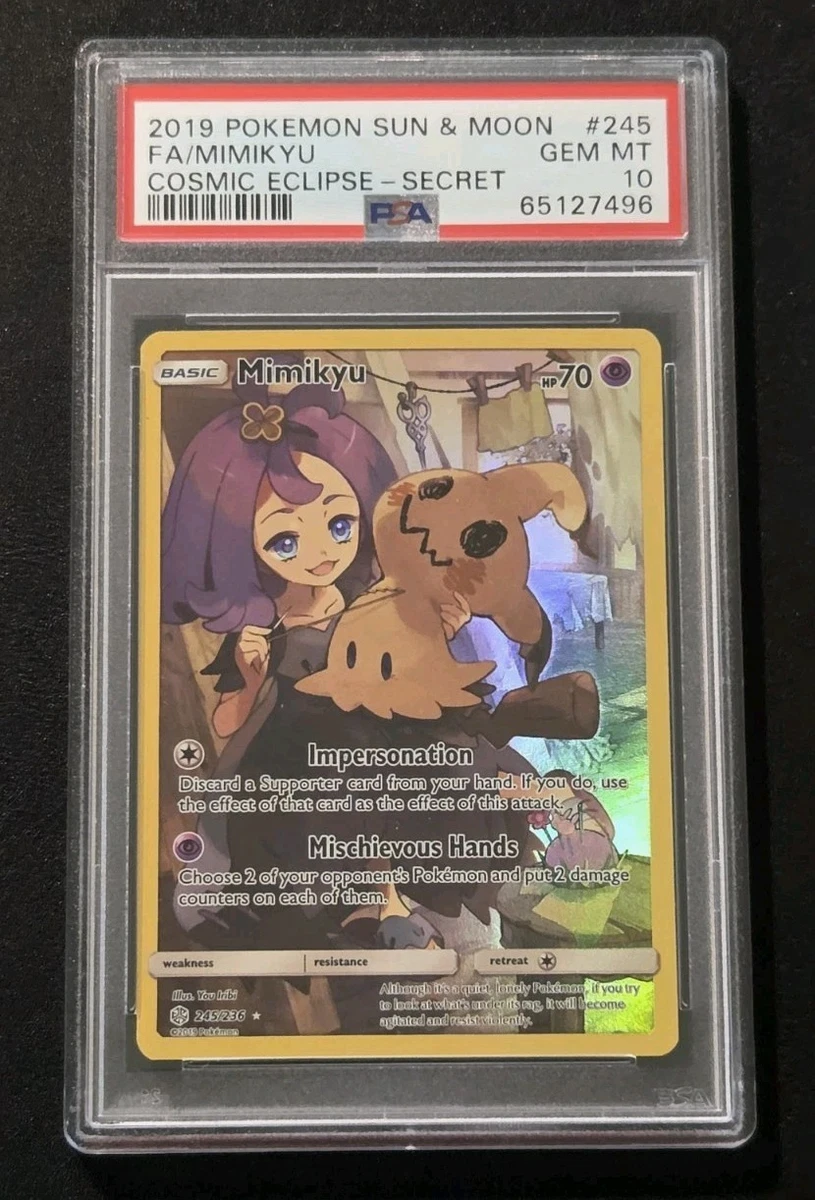 Pokémon TCG Sun & Moon Rare Grade 10 Individual Collectible Card