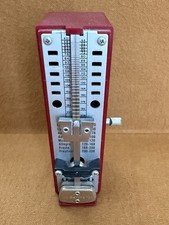 Vintage Wittner Taktell Super Mini Metronome Burgundy - W. Germany
