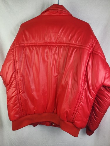 VintageMVP Miller Lite Red Puffy Jacket Size XL - Picture 7 of 13