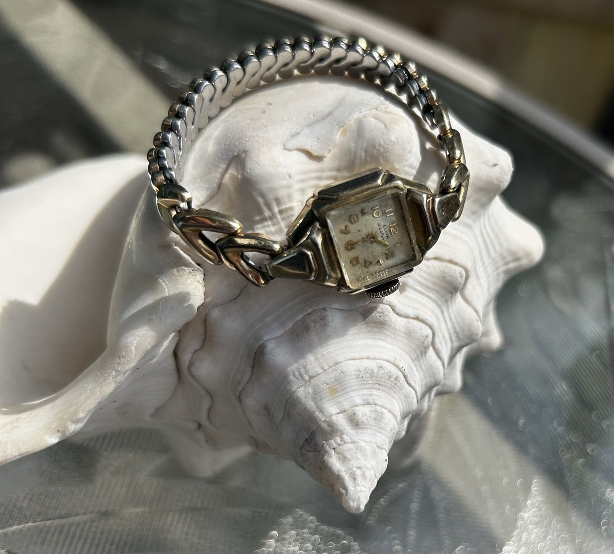 Vintage ELGIN De Luxe 1940s 10K Gold Filled Ladies 17 Jewels 