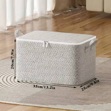 1Pc Household Large Capacity Storage Bag Non-Woven Material, Closet Wardrobe Org