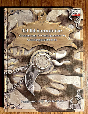 Ultimate Games Designer's Companion d20 Mongoose RPG Rulebook 2003 MGP
