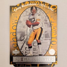 1997 Upper Deck BIG GAME Hunters Terry Bradshaw Steelers Insert  #B5