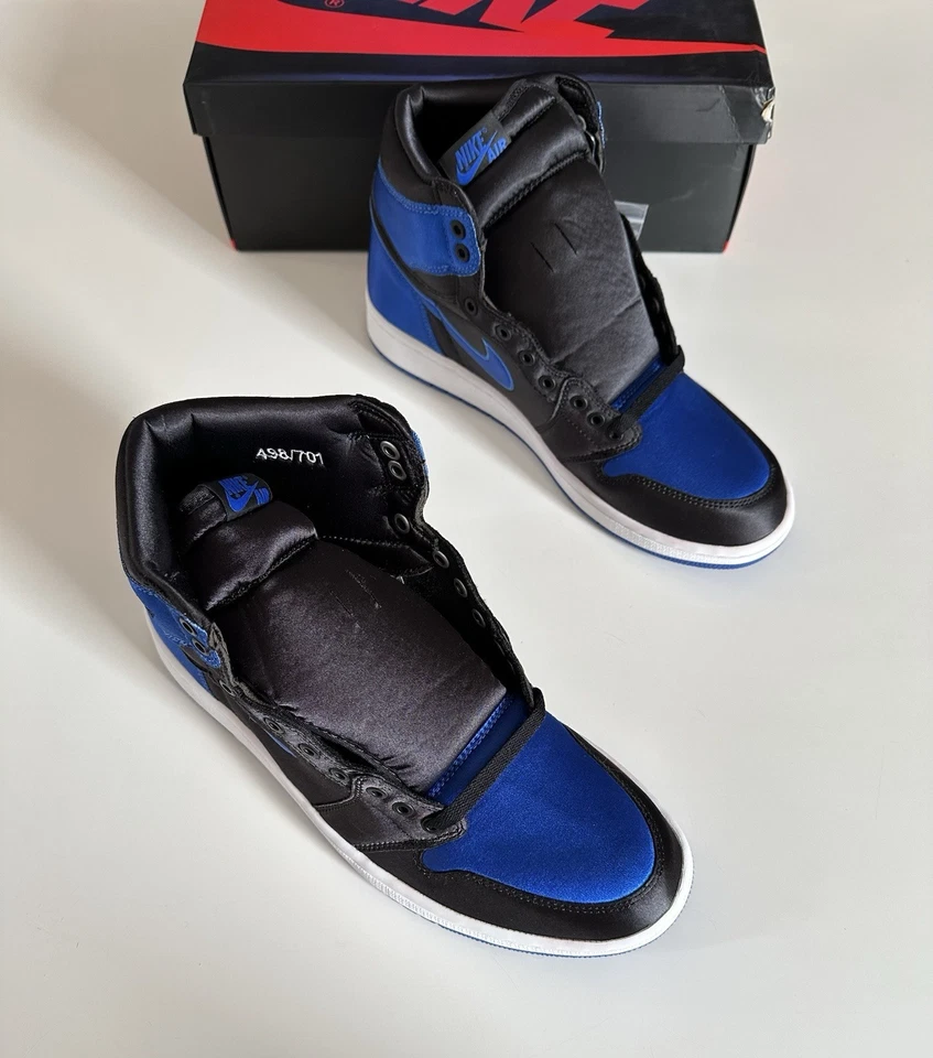 Air Jordan 1 Retro Alto OG EP Satinado Real Talla 11 NUMERADO/701 Foto 4 de 4