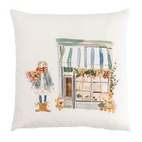 Sander La Femme Baumwoll-KissenhüLle Dekokissen Sofakissen Couchkissen 45X45 Cm