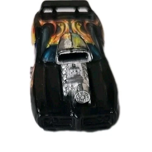 2002 HOT WHEELS 1969 PONTIAC GTO JUDGE BLACK 1:64 DIECAST 3" MUSCLE CAR Vintage