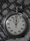 BRITISH MILITARY WW2 RAF BOMBER TIMER STOPWATCH POCKET WATCH -  WORKING ORDER