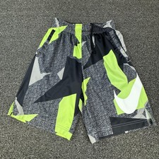 Nike Dri-FIT Shorts Youth L Multicolor Geometric Athletic Drawstring Pockets