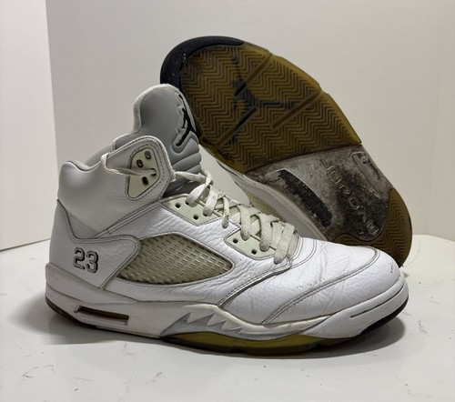 Air Jordan 5 2015 “Metallic White” Size 11 - Picture 2 of 12