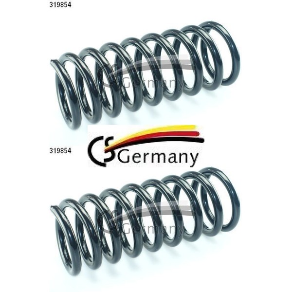 2X Fahrwerksfeder CS Germany 14.319.854 2 Federn Satz Federnsatz-image