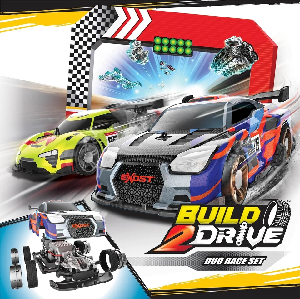 Silverlit Build 2 Drive RC Car Duo Set – Includes 2 Easy-to-Assemble Cars,...  - Image 2 of 4