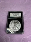 2013W NGC MS 70 ER USA EAGLE $1 .999 SILVER - STRUCK AT WEST POINT MINT - BLACK