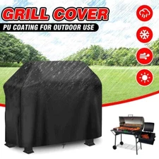 58 inch Heavy Duty BBQ Grill Cover Tarp Waterproof Outdoor Canvas All Weather