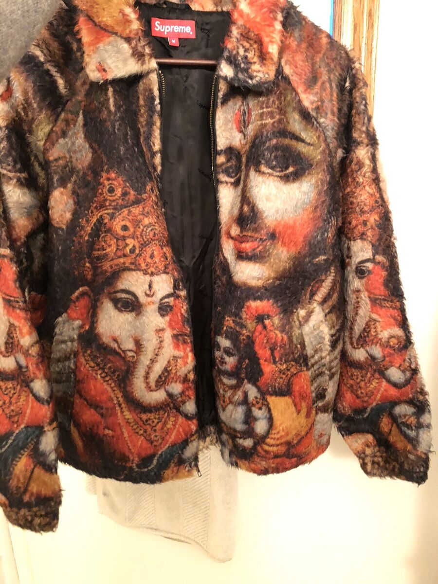 Supreme Ganesh Faux Fur Jacket In Hand Ready To Ship Size Large