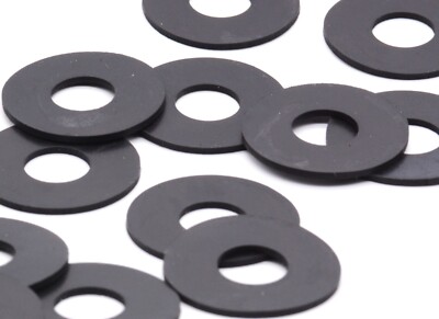 Rubber Flat Washers - 13mm ID x 32mm OD x 1.6mm EPDM   Various Package Sizes