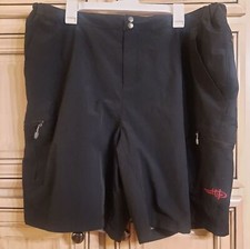NEW Men's Reel Life Black Hybrid Shorts - Black - Size XXL