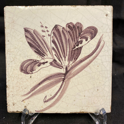 Antike Wandfliese Fliese Kachel - Tile Kachel Tegel - 13x13 cm #009