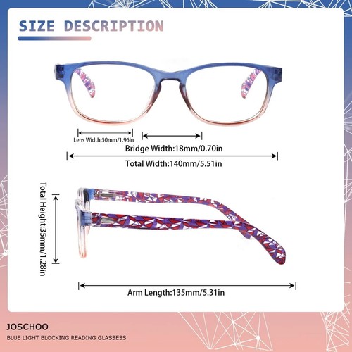 Reading Glasses 5-Pack Blue Light Blocking Computer Readers UV Filter New in Box - Picture 6 of 6