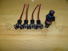 4x Rc Engineering Fuel Injector Connector Pigtails Quick Disconnect