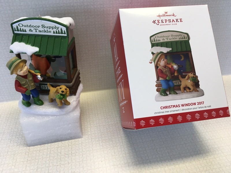 HALLMARK CHRISTMAS WINDOW 2017 Keepsake Ornament Club 15TH IN SERIES NIB