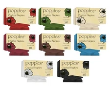 Cocktail Paper Napkins Colored Serviettes Tissue Paper 24cm x 24cm 2ply