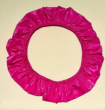CustomMade HOOP COVER Rhythmic Gymnastics-90cm-Metallic HOT PINK-RG Crystals-NEW