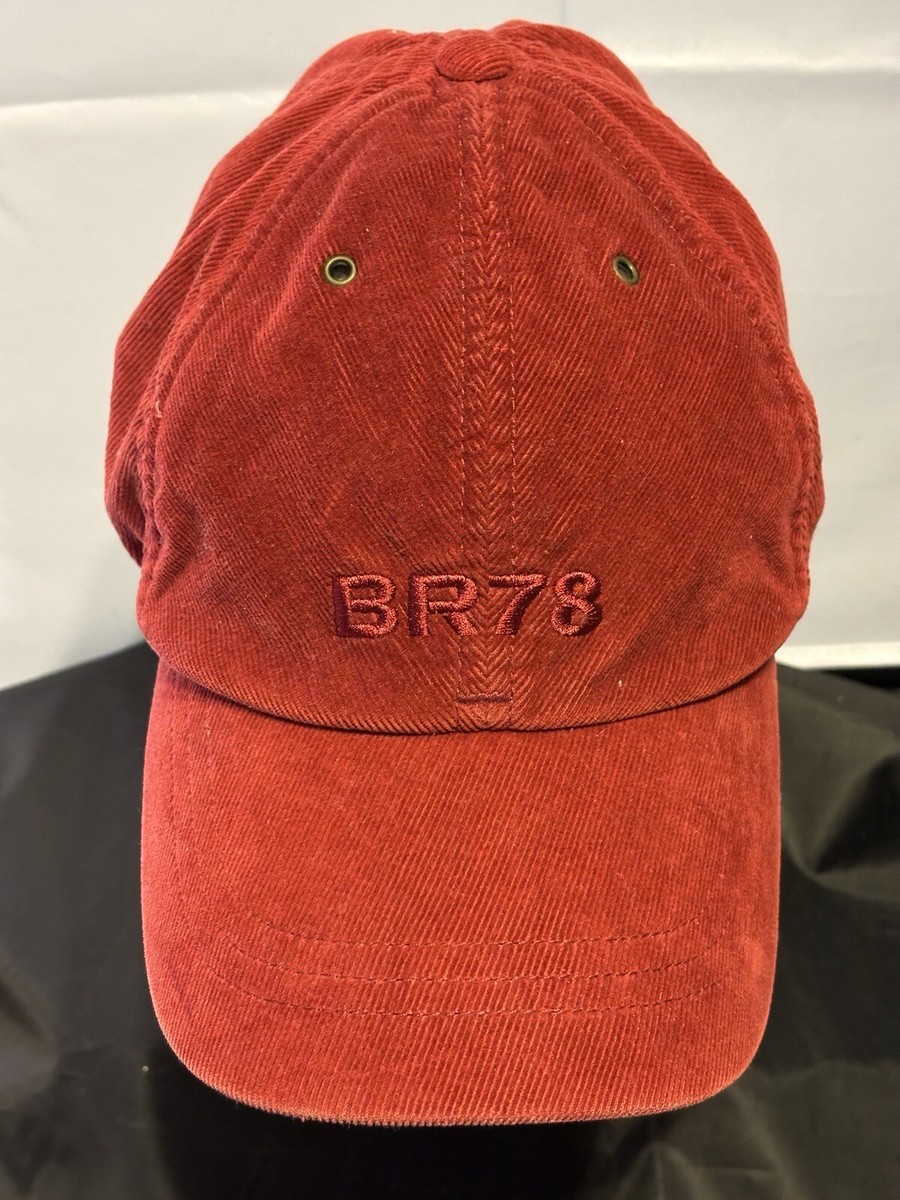 Banana Republic Clothing Company BR78 Adjustable Corduroy Hat Cap Burgundy OSFA View 4