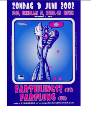Poster -Earthlings, Farflung - Original Malleus (Space Stoner Rock)