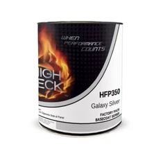 High Teck HFP350 GM WA519F Galaxy Silver Urethane Basecoat QUART 1:1 Mix Ratio