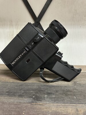 ベルツリー Vintage 1985 Bentley BX-720 Super-8 Camera Black Handheld Untested