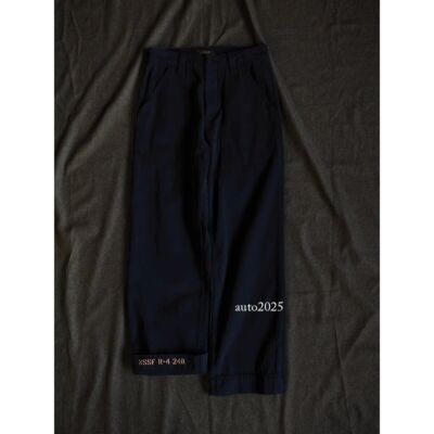 Second Order Navy HBT Deck Pants in Vintage Black Men's Daily Work Trousers