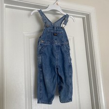 OshKosh B Gosh Overalls 24 Months Vestbak Denim Made in the USA Vintage