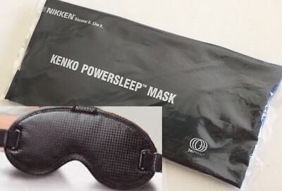 NIKKEN KENKO POWERSLEEP  SLEEP MASK.  NEW FACTORY SEALED, NEWEST MODEL #16821