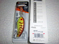 BOMBER FAT FREE SHAD JR -1/2 OZ & 2 1/2" BD6FCWB IN CRAWLY BOTTOM COLOR RUNS 12'