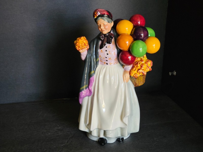 Vintage Royal Dalton Balloon Seller Lady