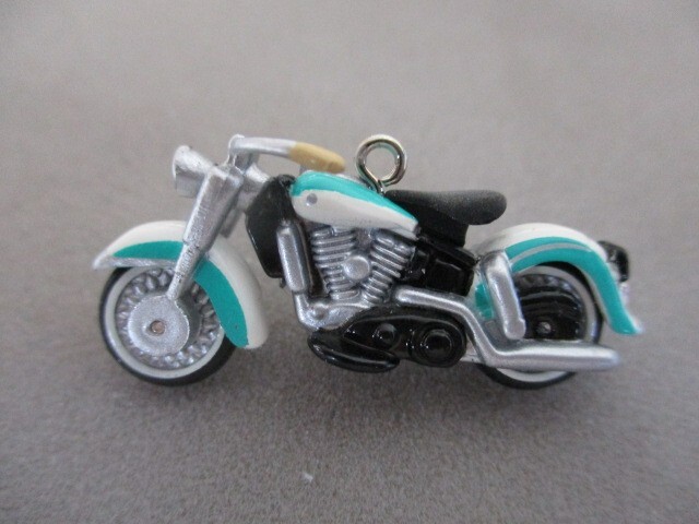 Harley Davidson 1958 FL Duo-Glide Hallmark Keepsake Miniature Ornament
