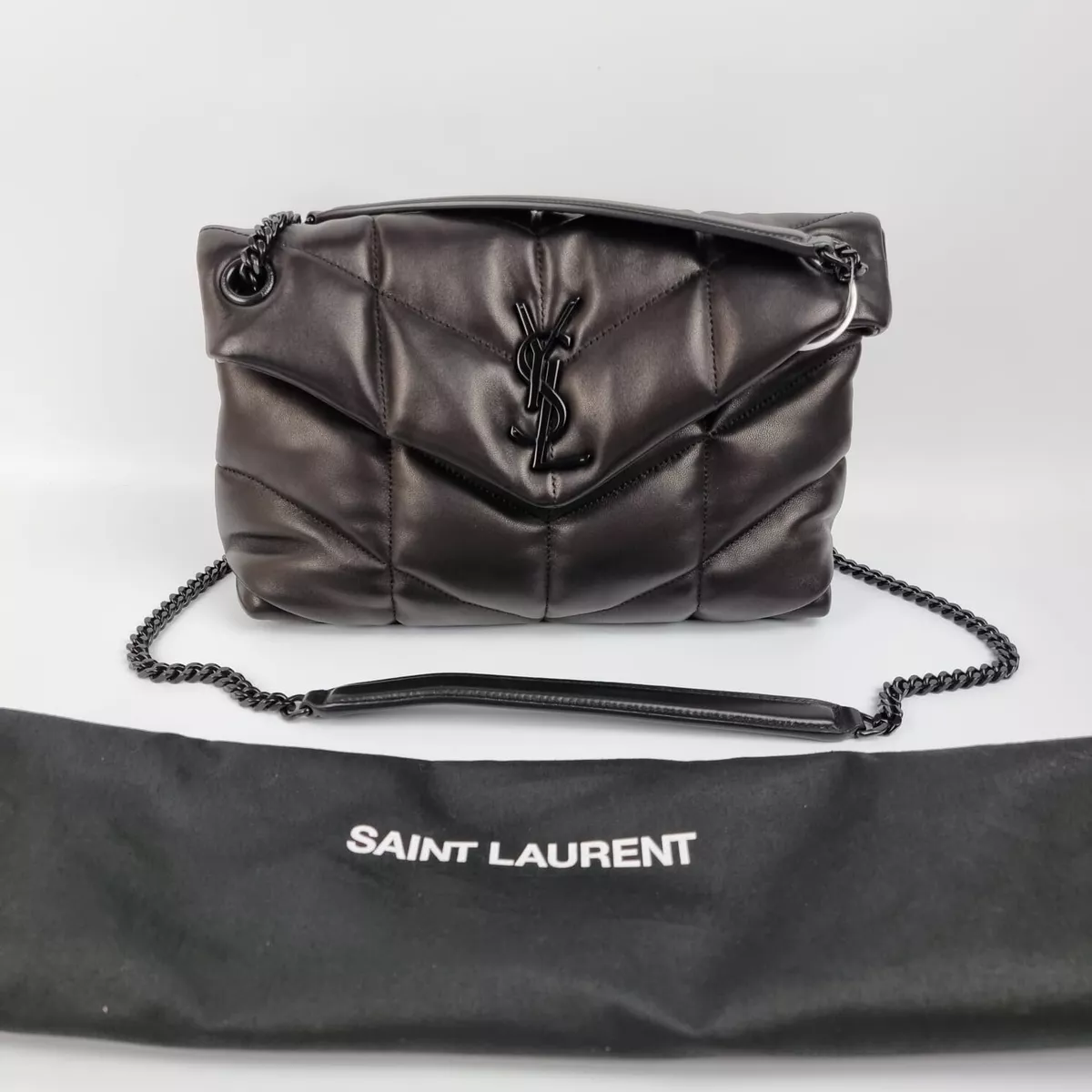 Saint Laurent Toy Loulou Puffer Shoulder Bag | Harrods US