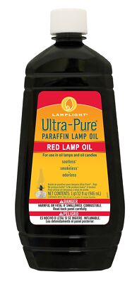 Lamplight Ultra Pure Paraffin Lamp Oil 32 Fl Oz Clean Burning Indoor Use