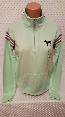 pink half zip up