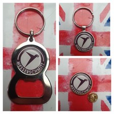 MESSERSCHMITT LOGO AEROPLANE ISSETA BUBBLE CAR PIN BADGE KEYRING BOTTLE OPENER