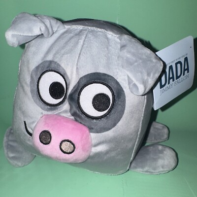 NWT Kohls Cares 7'' Jimmy Fallon Dada Plush Cow Square Stuffed Animal Kohl s