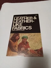 SALE Vtg Books: Sewing w/Leather (1959), Leather & Leather-Like Fabrics 